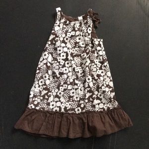 Cherokee 3T brown and white dress
